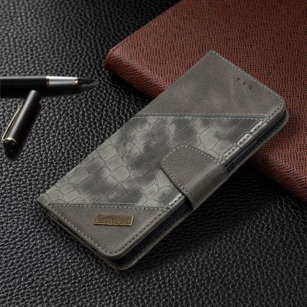 Housse Xiaomi Mi Note 10 / Note 10 Pro Effet Peau de Crocodile Classique Housse Xiaomi Mi Note 10 / Note 10 Pro Effet Peau de Crocodile Classique