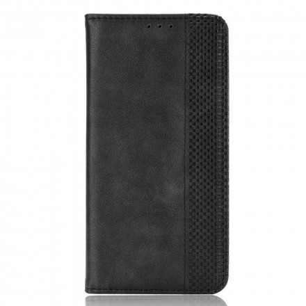 Flip Cover Poco M3 Effet Cuir Vintage Stylisé