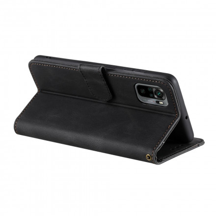 Housse Xiaomi Redmi Note 10 / Note 10s Simili Cuir Bicolore Rivets