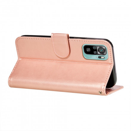 Housse Xiaomi Redmi Note 10 / Note 10s Style Cuir Monochrome Housse Xiaomi Redmi Note 10 / Note 10s Style Cuir Monochrome