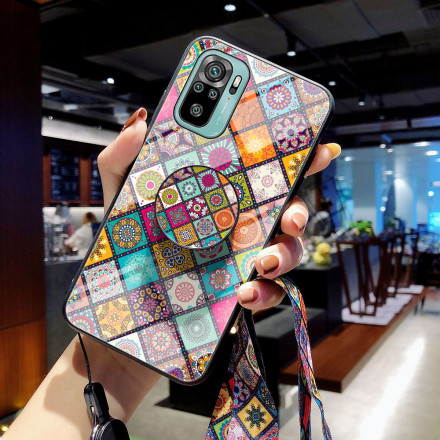 Coque Xiaomi Redmi Note 10 / Note 10s Support Magnétique Patchwork Coque Xiaomi Redmi Note 10 / Note 10s Support Magnétique Patchwork