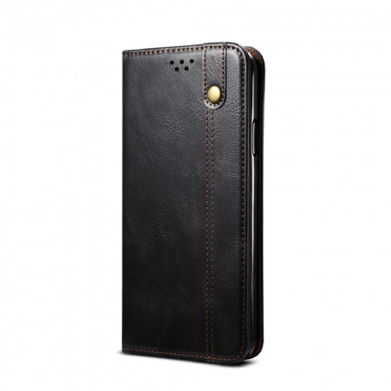 Flip Cover Xiaomi Redmi Note 10 / Note 10s Simili Cuir Ciré