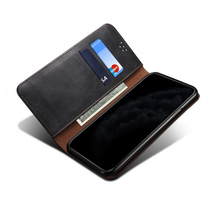 Flip Cover Xiaomi Redmi Note 10 / Note 10s Simili Cuir Ciré Flip Cover Xiaomi Redmi Note 10 / Note 10s Simili Cuir Ciré