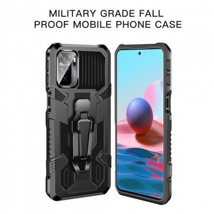 Coque Xiaomi Redmi Note 10 / Note 10s Robot avec Pince Ceinture Coque Xiaomi Redmi Note 10 / Note 10s Robot avec Pince Ceinture