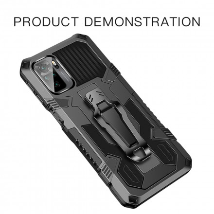 Coque Xiaomi Redmi Note 10 / Note 10s Robot avec Pince Ceinture Coque Xiaomi Redmi Note 10 / Note 10s Robot avec Pince Ceinture