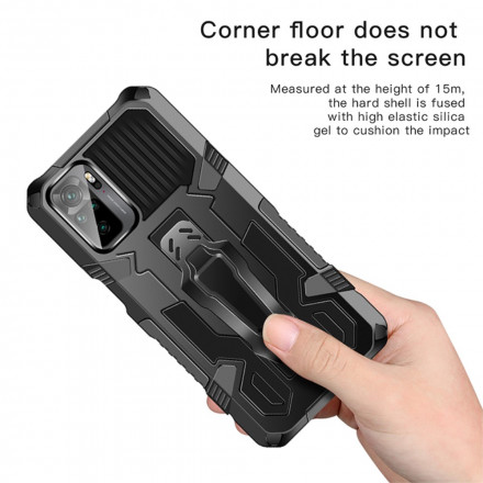 Coque Xiaomi Redmi Note 10 / Note 10s Robot avec Pince Ceinture Coque Xiaomi Redmi Note 10 / Note 10s Robot avec Pince Ceinture