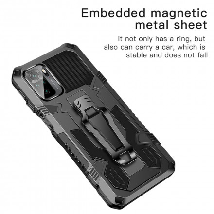 Coque Xiaomi Redmi Note 10 / Note 10s Robot avec Pince Ceinture Coque Xiaomi Redmi Note 10 / Note 10s Robot avec Pince Ceinture