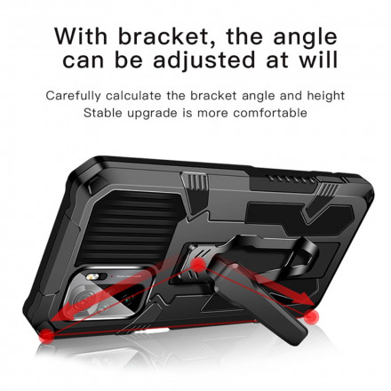 Coque Xiaomi Redmi Note 10 / Note 10s Robot avec Pince Ceinture Coque Xiaomi Redmi Note 10 / Note 10s Robot avec Pince Ceinture