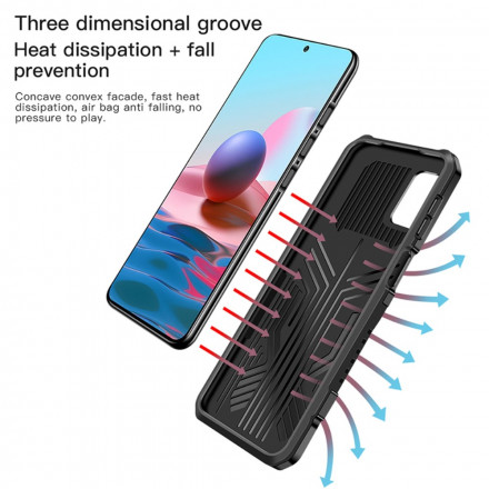 Coque Xiaomi Redmi Note 10 / Note 10s Robot avec Pince Ceinture Coque Xiaomi Redmi Note 10 / Note 10s Robot avec Pince Ceinture