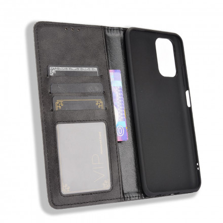 Flip Cover Xiaomi Redmi Note 10 / Note 10s Effet Cuir Vintage Stylisé Flip Cover Xiaomi Redmi Note 10 / Note 10s Effet Cuir Vintage Stylisé