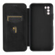 Flip Cover Poco M3 Fibre Carbone avec Anneau Support Flip Cover Poco M3 Fibre Carbone avec Anneau Support