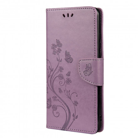 Housse Xiaomi Redmi Note 10 / Note 10s Papillons et Fleurs d'Asie Housse Xiaomi Redmi Note 10 / Note 10s Papillons et Fleurs d'Asie