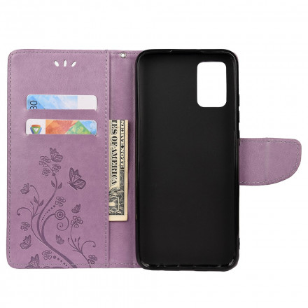 Housse Xiaomi Redmi Note 10 / Note 10s Papillons et Fleurs d'Asie Housse Xiaomi Redmi Note 10 / Note 10s Papillons et Fleurs d'Asie