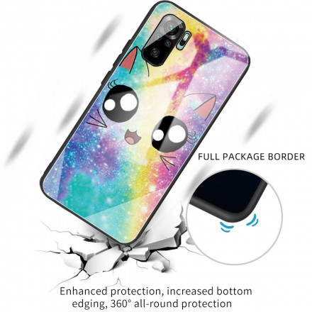 Coque Xiaomi Redmi Note 10 / Note 10s Verre Trempé Chat 