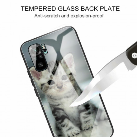 Coque Xiaomi Redmi Note 10 / Note 10s Verre Trempé Chaton