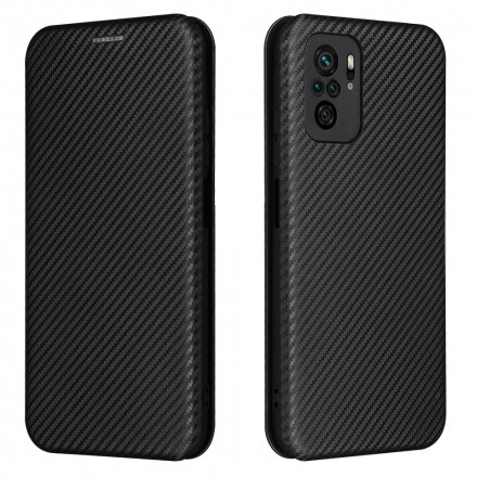 Flip Cover Xiaomi Redmi Note 10 / Note 10s Fibre Carbone avec Anneau Support Flip Cover Xiaomi Redmi Note 10 / Note 10s Fibre Carbone avec Anneau Support
