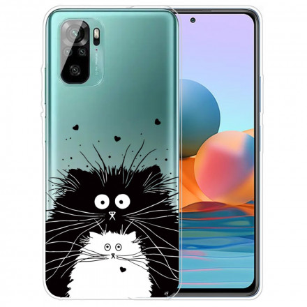 Coque Xiaomi Redmi Note 10 / Note 10s Regarde les Chats