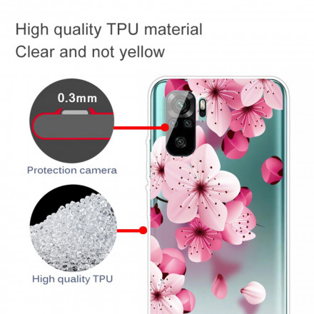 Coque Xiaomi Redmi Note 10 / Note 10s Petites Fleurs Roses