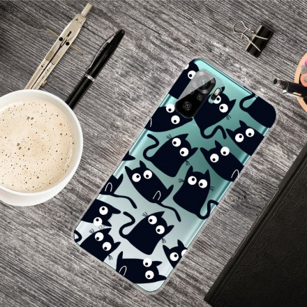 Coque Xiaomi Redmi Note 10 / Note 10s Multiples Chats Noirs