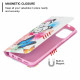 Flip Cover Xiaomi Redmi Note 10 / Note 10s Papillons Colorés Flip Cover Xiaomi Redmi Note 10 / Note 10s Papillons Colorés