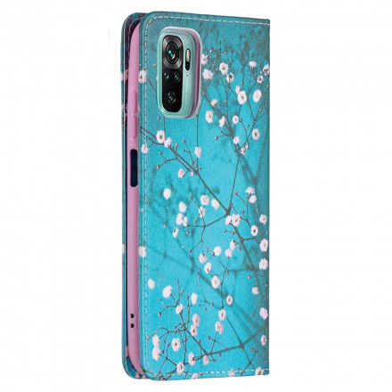 Flip Cover Xiaomi Redmi Note 10 / Note 10s Branches Fleuries