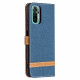 Housse Xiaomi Redmi Note 10 / Note 10s Tissu et Effet Cuir à Lanière Housse Xiaomi Redmi Note 10 / Note 10s Tissu et Effet Cuir à Lanière