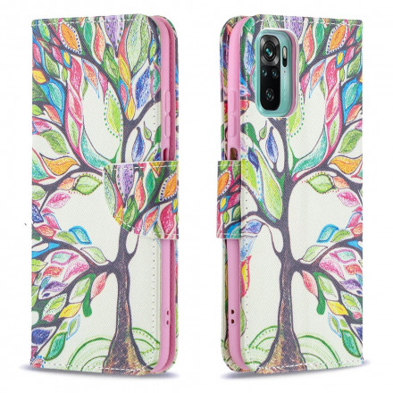 Housse Xiaomi Redmi Note 10 / Note 10s Arbre Coloré