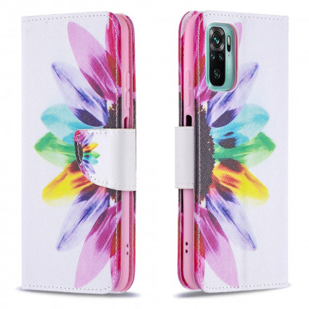 Housse Xiaomi Redmi Note 10 / Note 10s Fleur Aquarelle