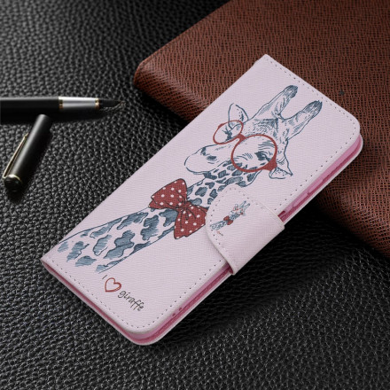 Housse Xiaomi Redmi Note 10 / Note 10s Girafe Intello