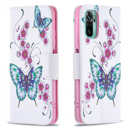 Housse Xiaomi Redmi Note 10 / Note 10s Merveilleux Papillons
