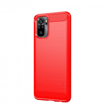 Coque Xiaomi Redmi Note 10 / Note 10s Fibre Carbone Brossée Mofi