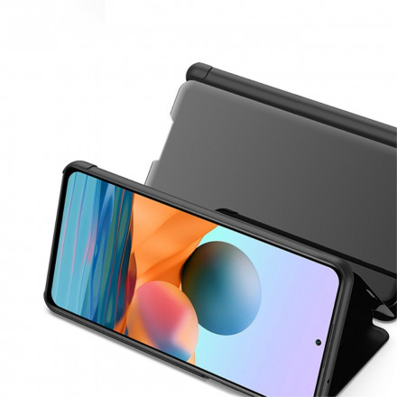 View Cover Xiaomi Redmi Note 10 Pro Miroir et Simili Cuir View Cover Xiaomi Redmi Note 10 Pro Miroir et Simili Cuir