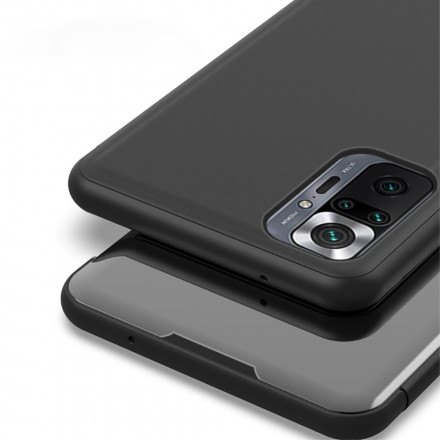 View Cover Xiaomi Redmi Note 10 Pro Miroir et Simili Cuir View Cover Xiaomi Redmi Note 10 Pro Miroir et Simili Cuir