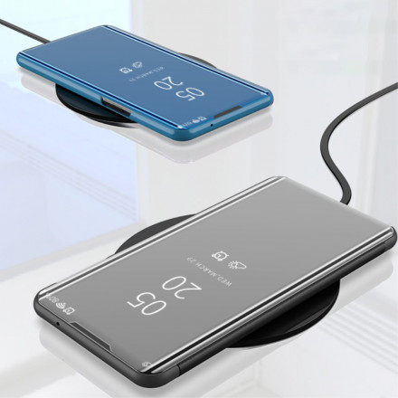 View Cover Xiaomi Redmi Note 10 Pro Miroir et Simili Cuir View Cover Xiaomi Redmi Note 10 Pro Miroir et Simili Cuir