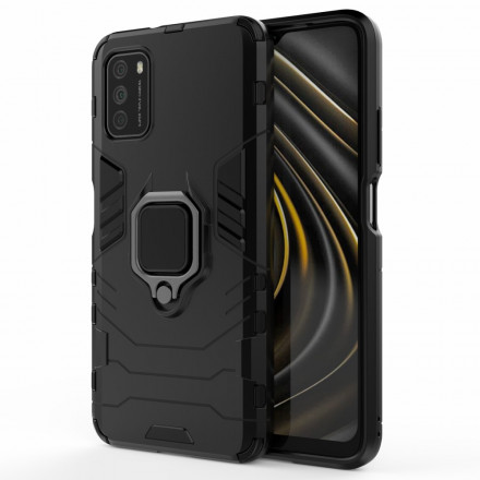 Coque Poco M3 Ring Résistante Coque Poco M3 Ring Résistante