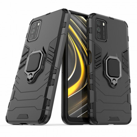 Coque Poco M3 Ring Résistante Coque Poco M3 Ring Résistante