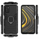 Coque Poco M3 Ring Résistante Coque Poco M3 Ring Résistante