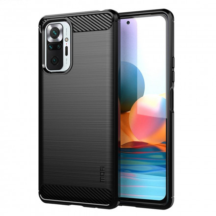 Coque Xiaomi Redmi Note 10 Pro Fibre Carbone Brossée Mofi