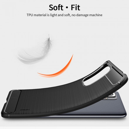 Coque Xiaomi Redmi Note 10 Pro Fibre Carbone Brossée Mofi