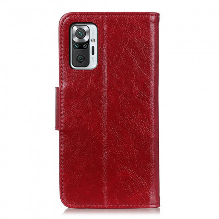 Housse Xiaomi Redmi Note 10 Pro Cuir Nappa Fendu