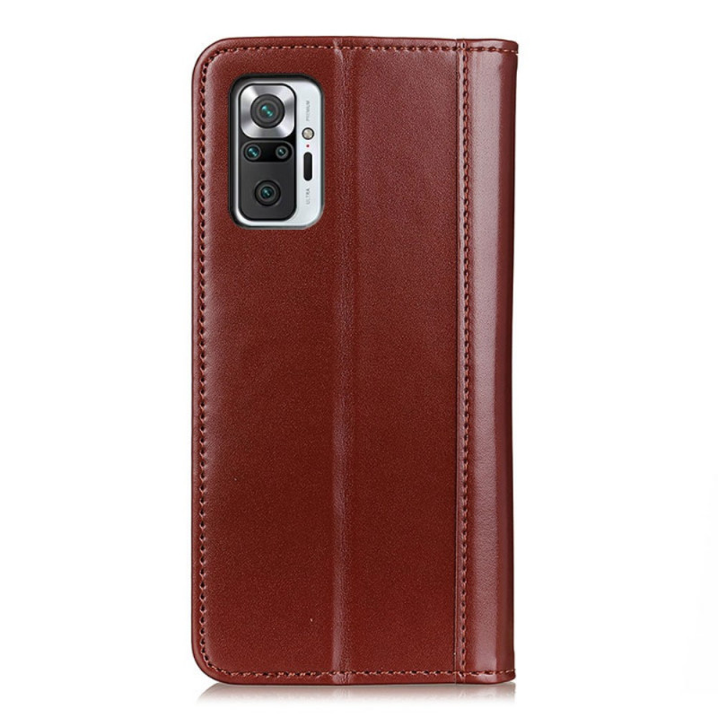 Flip Cover Xiaomi Redmi Note 10 Pro Version Cuir Fendu