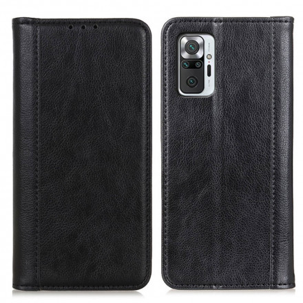Flip Cover Xiaomi Redmi Note 10 Pro Cuir Litchi Fendu Flip Cover Xiaomi Redmi Note 10 Pro Cuir Litchi Fendu