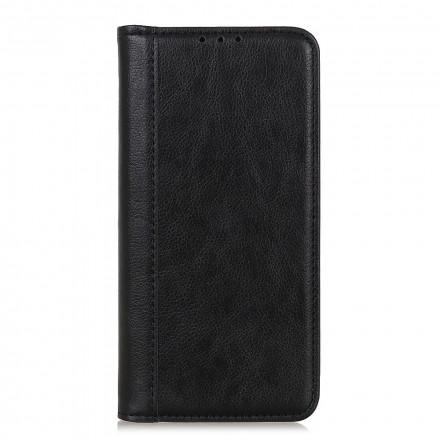 Flip Cover Xiaomi Redmi Note 10 Pro Cuir Litchi Fendu