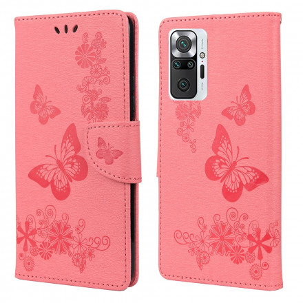 Housse Xiaomi Redmi Note 10 Pro Que des Papillons avec Lanière Housse Xiaomi Redmi Note 10 Pro Que des Papillons avec Lanière