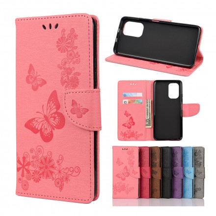 Housse Xiaomi Redmi Note 10 Pro Que des Papillons avec Lanière Housse Xiaomi Redmi Note 10 Pro Que des Papillons avec Lanière