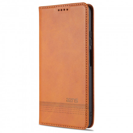 Flip Cover Xiaomi Redmi Note 10 Pro Style Cuir AZNS