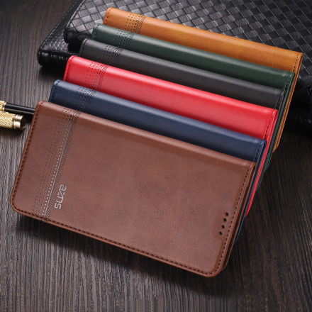 Flip Cover Xiaomi Redmi Note 10 Pro Style Cuir AZNS