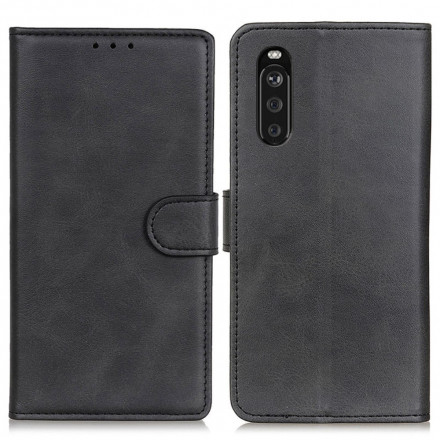 Housse Sony Xperia 10 III Effet Cuir Mat Rétro Housse Sony Xperia 10 III Effet Cuir Mat Rétro