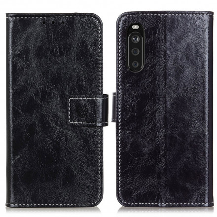 Housse Sony Xperia 10 III Brillante et Coutures Apparentes Housse Sony Xperia 10 III Brillante et Coutures Apparentes