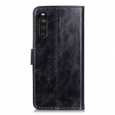 Housse Sony Xperia 10 III Brillante et Coutures Apparentes Housse Sony Xperia 10 III Brillante et Coutures Apparentes